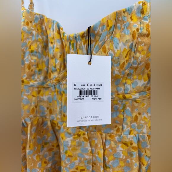 Bardot Milika Midi Dress in Animal Abstract - Picture 3 of 5